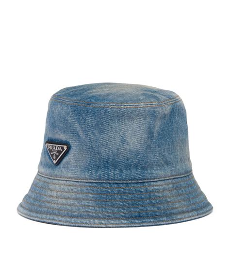 prada jean hat|prada denim bucket hat.